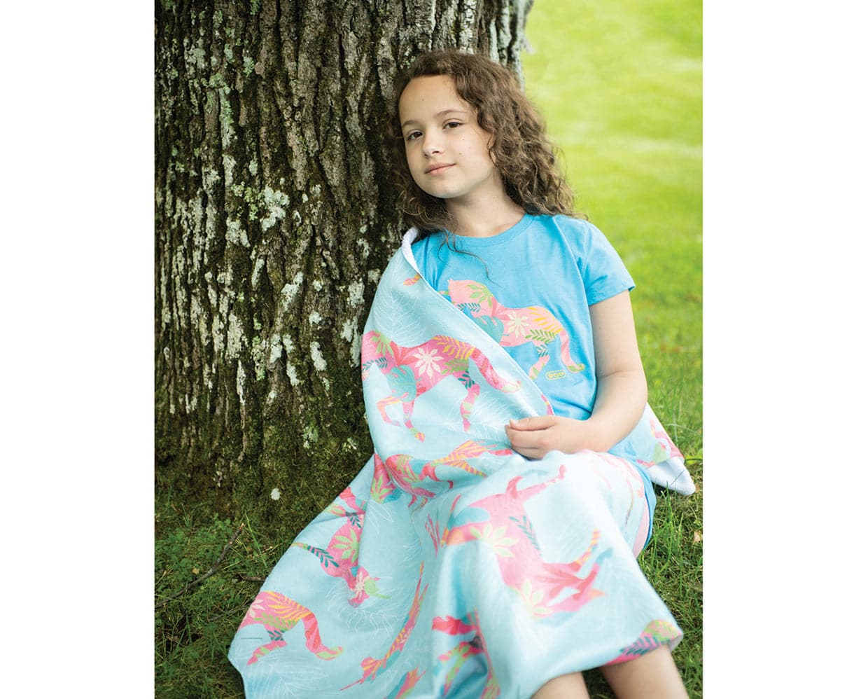 Tropical Unicorn Beach and Bath Towel | 30" x 60" - Image 4
