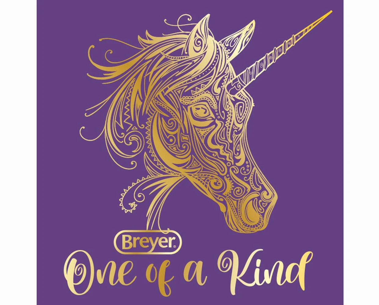 Unicorn Purple Youth Hoodie - Image 2